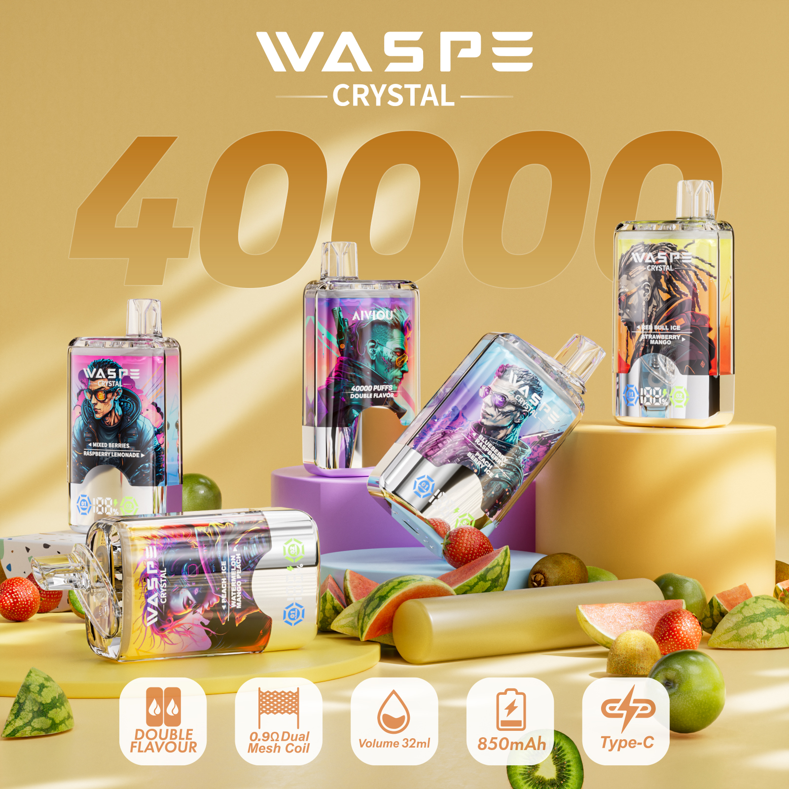 Waspe Crystal 40K